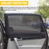 4PCS Car Front Rear Window Screen Mesh Sun Shade Cover Windshield Sunshade Visor