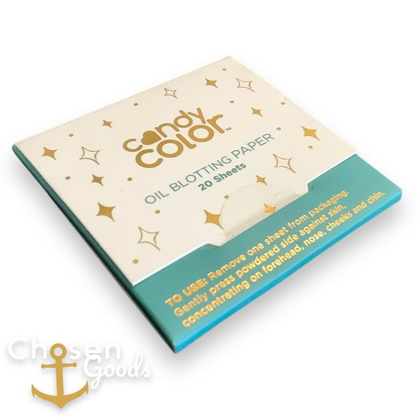 Candy Color Oil Blotting Absorbing Papers Shine Control 20 Sheets