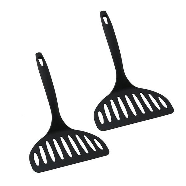 Shimomura Planning 35894 Turner Jumbo [Made in Japan] Nylon Wide Okonomiyaki Pancake Spatula Tsubame Sanjo