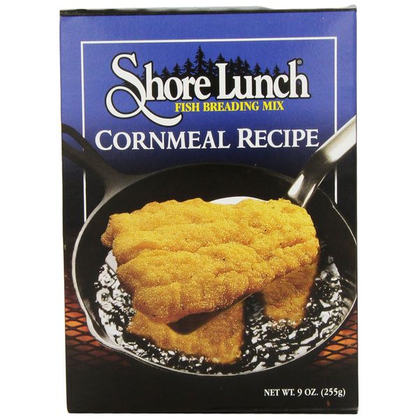 Shore Lunch Breading Mix Cornmeal Recipe, 9-Ounce (Pack of 6)