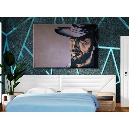 Clint Eastwood The Good The Bad And The Ugly Canvas Wall Art Print Handmade - Various Sizes (36in x 24in Gallery Wrapped)