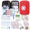 Compact Red First Aid Kit Lightweight Essentials for Hiking Travel Camping
