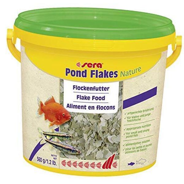 1 Piece Pond Flakes Fish Food, 1.3 lb/3800 ml