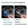 Impact Resistant Multifunctional Offset Extension Wrench Tight Reach Extension