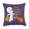 Casper Friendly Halloween Like You’ve Seen a Ghost Throw Pillow, 18x18, Multicolor