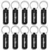 ChoiceBundle “Pill Buddy” Keychain Pill Container - Black - 10 pk Choice Bundle (10 Items)!