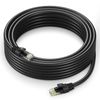 Maximm Cat 6 Ethernet Cable 50 Ft, LAN, Internet, Patch and Network Cable - UTP (Black) 50 Feet Cord