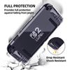 Clear Case for Nintendo Switch 2 + 2Pack Screen Protector ,Shock Absorption Anti Scratch Transparent TPU Protective Case for Nintendo Switch 2,Transparent