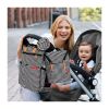 Skip Hop Double Bottle Bag Black & White Stripe