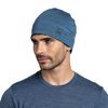 Buff Merino Lightweight Beanie Hats, Blue Dark, One Size