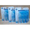 3[4-packs]: G.E. CRYSTAL CLEAR 60W COMFORTABLE INVITING Dimmable Candelabra 650l