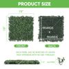 12PCS Artificial Grass Privacy Hedge Screen Garden Home Backdrop Decor Green Wal