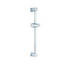 Adjustable Chrome Shower Riser Rail Round Style Shower Head Holder Bar Rack