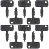 10x Lucas Ignition Switch Key Replacement for David Brown Mahindra Shibaura Tractor Chipper