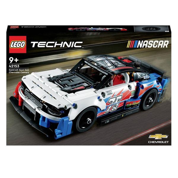 LEGO 42153 Technic NASCAR Next Gen Chevrolet Camaro ZL1 Model Car Kit, Racing Vehicle Toy, Collectible Motorsport Kit