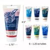 Speedball Block Ink Starter Set (6 Tubes-Water Soluble-Red, Blue, Yellow, Black, White, Gold), Multicolor