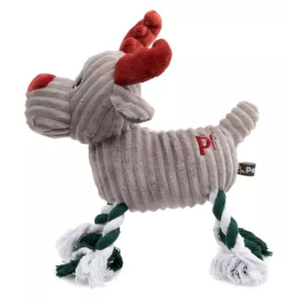 Petface Dog Toy Reindeer Rope Legs
