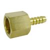 (RoHS) Brass Internal Thread Hose Nipple GHNF(R)-0207 1/4x7