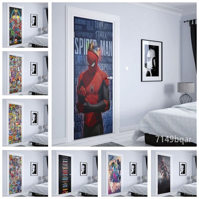 Sticker Spider Man Retro - Autocollant Super-Héros 