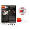 K&N YA-3586 Yamaha High Performance Replacement Air Filter by K&N