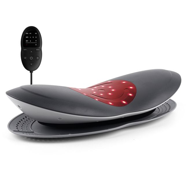 Electric Lumbar Traction Device Massager with Heat Waist Back Pain