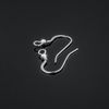 Sterling Silver Fish Hook Ear Wires Ball and Spring 22mm