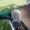 5 Pack Down Pipe Filter, Gutter Guard Strainer, Mesh Gutter Downspout Guard for Leaf and Rubbish Filter Gutter Screen Covers