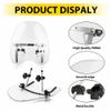 19"x17"Large Clear Motorcycle Windshield Universal Fit 7/8'' 1'' 1.25" Handlebar