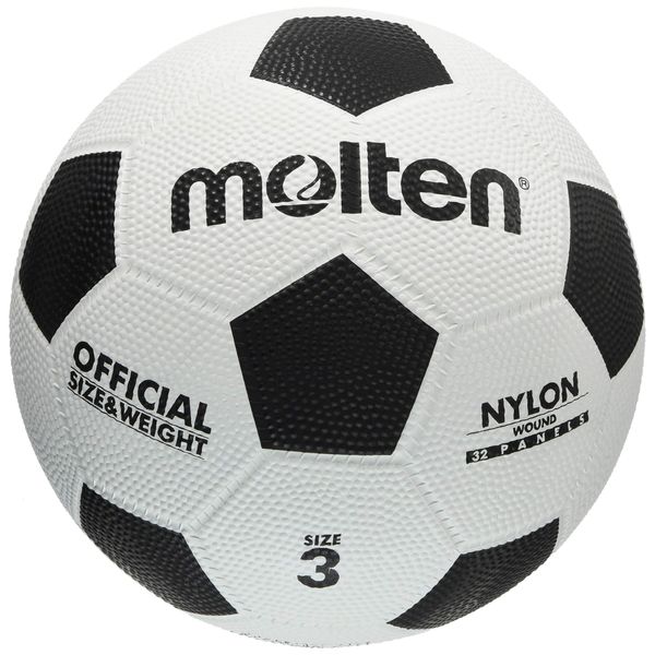 Molten F3W Tortoise Shell Rubber Soccer Ball, No. 3 Ball