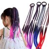 shttown Hair Extensions Braided, Kids, Dance, Events, Hair Extensions, Colorful, One Touch, Set of 4 Colors