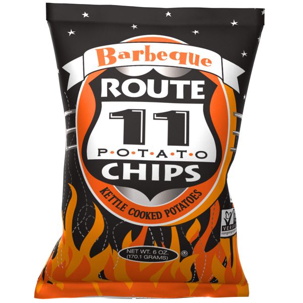 Route 11 Potato Chips : Barbeque (6oz, pack of 12) Barbecue BBQ