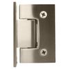 CRL GEN044BN Brushed Nickel Geneva 044 Series Wall Mount Offset Back Plate Hinge