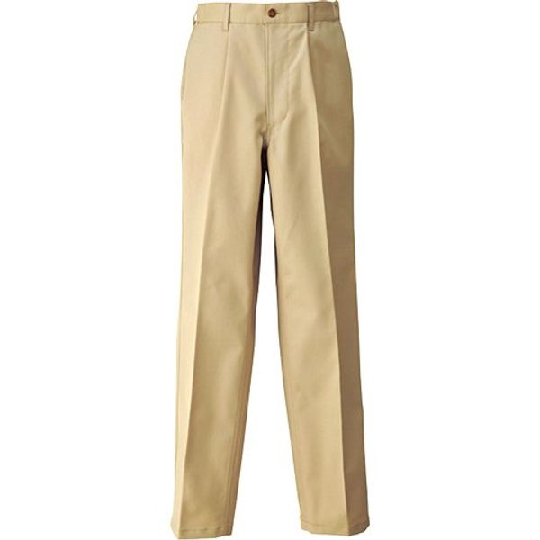 Aitos AZ-HS2602 Men's Ruched Chino Pants (1 Tuck), 002/Beige, 4L