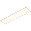 Rectangular Backlit LED Ceiling Panel Light - 1195mm x 295mm - 40W Cool White LED Module - White Aluminium & Opal Plastic - Commercial Office Ceiling Light Fitting
