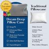 Dream Deep Pillowcase  Silverthread Antimicrobial Pillow Cover for Healthy Sleep