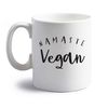Flox Creative 10 oz Ceramic Mug Namaste Vegan Both