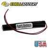Exell 2.4V 1000mAh NiCd Custom Battery Pack w/ Wire Leads