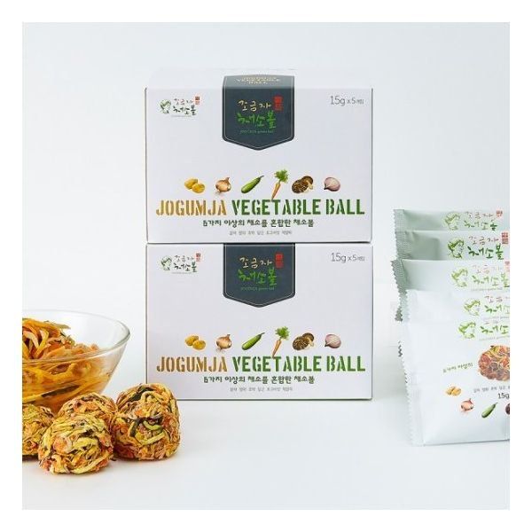 Jomja Vegetable Balls (15gx5ea) 4 boxes Jomja Vegetable Mix