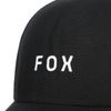 Fox Racing Wordmark Adjustable Hat, Windbreaker, Men's, Black, One Size