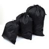 Solo Tourist Waterproof Drawstring Pouch, Proof Drawstring Bag, Size LL, Black
