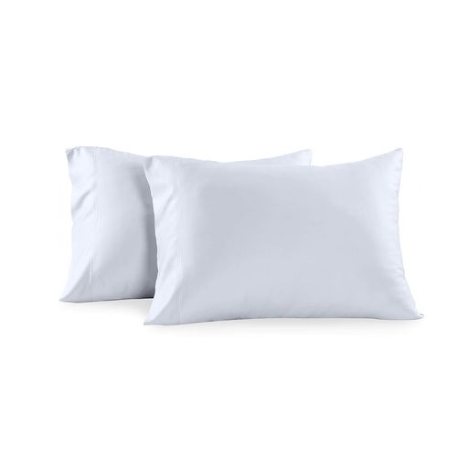 Royal Tradition Viscose from Bamboo Pillowcases, Set of 2 King, Solid White, Super Soft and Cool Pillow Case Set