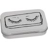 Azeeda 95mm 'False Eyelashes' Metal Hinged Tin/Storage Box (TT00067702)