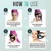 SUNATORIA Activated Charcoal Peel Off Mask for Blackhead Removal All Skin Types - Deep Cleansing Black Face Mask with Brush