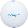 Bridgestone LBWXJ Golf Ball, Lady, White