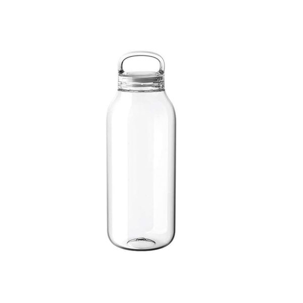 KINTO 20391 Water Bottle, 16.9 fl oz (500 ml), Clear, Lightweight, Compact, Dishwasher Safe