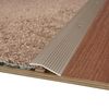 M-D Building Products 43854 1-3/8 in. X 36 in. Pewter Aluminum Carpet Trim w/Screw Nails
