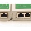 Cable Tester + Crimper + 100 RJ45 CAT5e Connector Plug Network Tool Kits 8P8C 6P