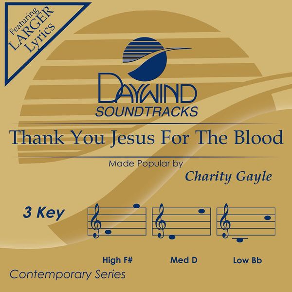 Thank You Jesus For The Blood [Accompaniment/Performance Track]