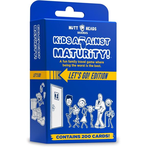 Kids Against Maturity: Card Game for Kids and Families, Super Fun Hilarious for Family Party Game Night, Let's Go Edition