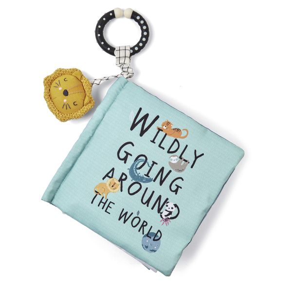 Mamas & Papas Adventures Activity Book with Detachable Toy and Teether Ring, Wildly